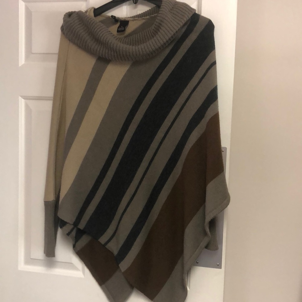 New directions poncho style sweater